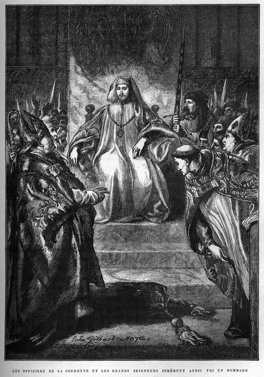 Provolání Jindřicha IV. (1367-1413) krále Anglie od French School