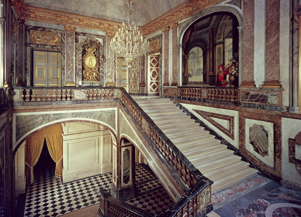 Schodiště Queens, c.1679 od French School