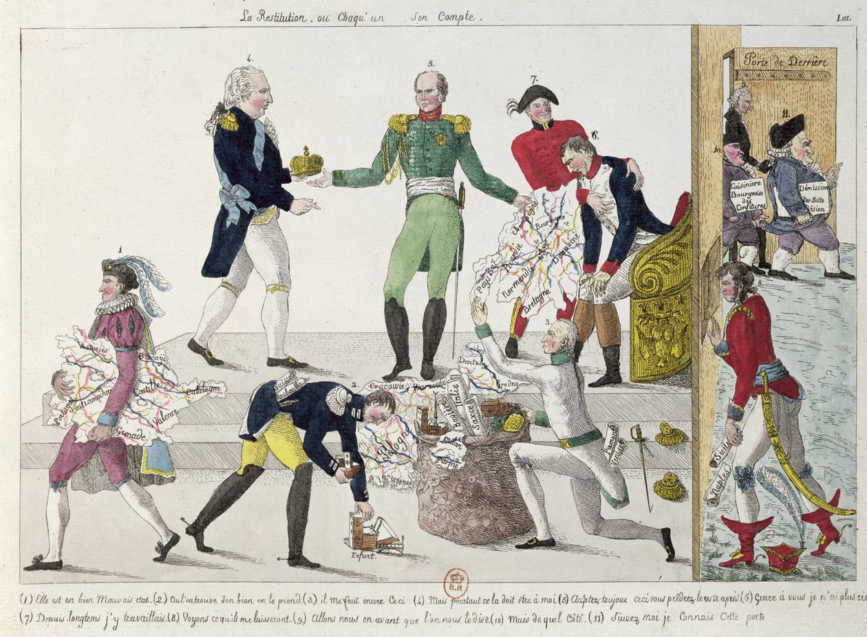 Obnova francouzské říše byla rozdělena po Waterloo v roce 1815 od French School