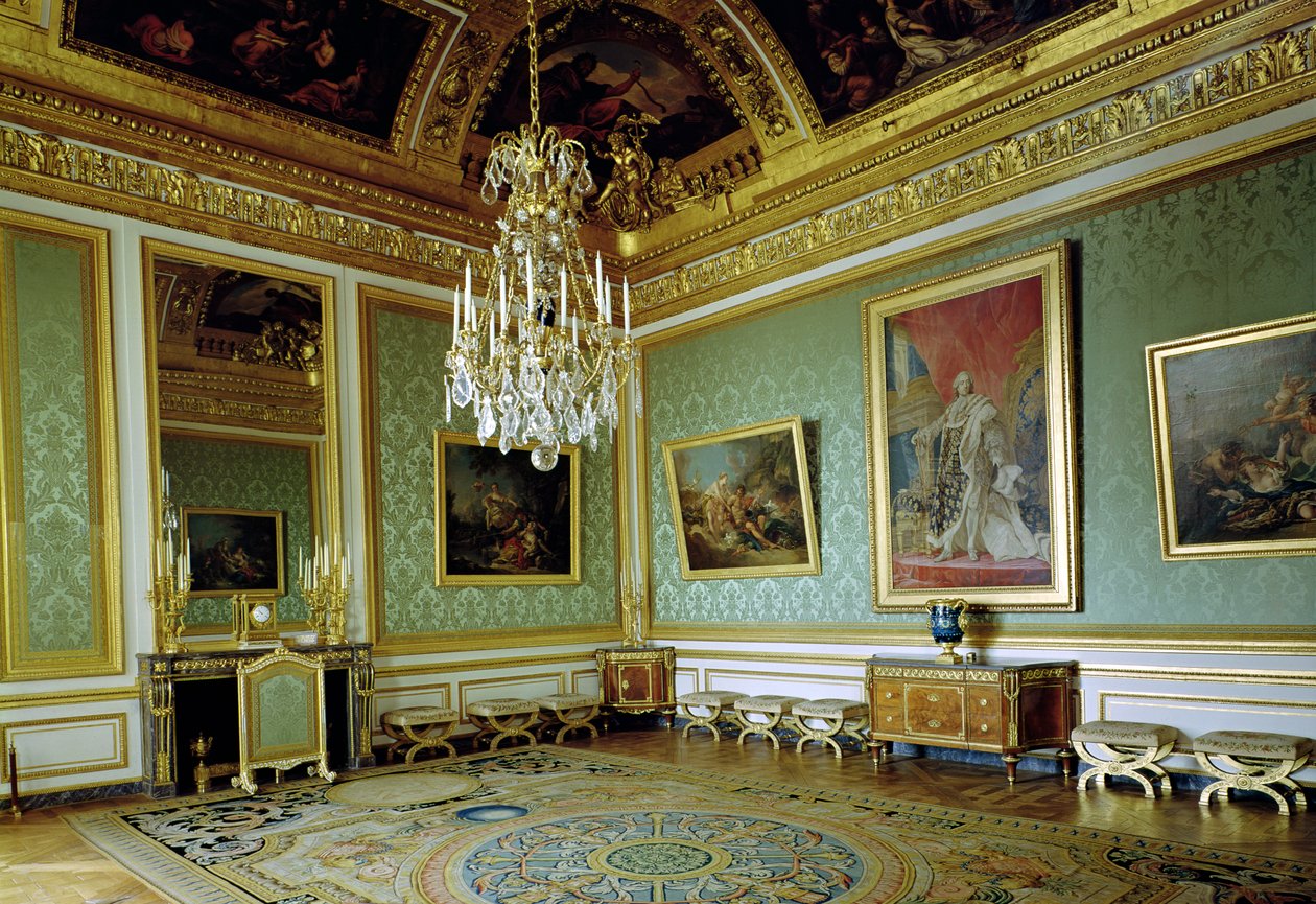 Šlechtický salon, který v roce 1785 nechala vyzdobit Marie Antoinetta (1755-93). od French School