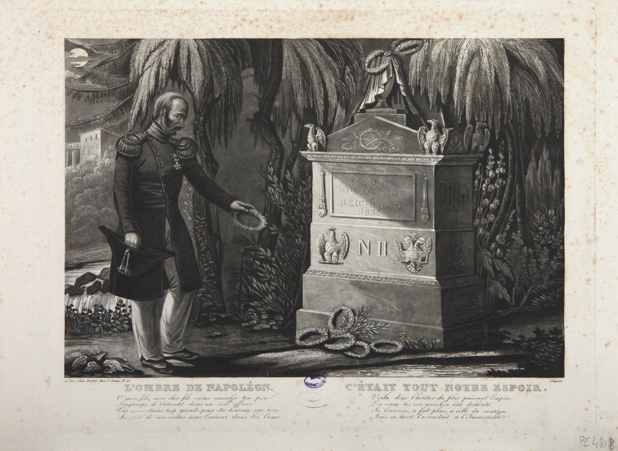Stín Napoleona, Hrob Napoleona II od French School