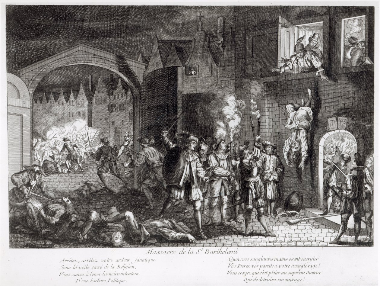 Bartolomějský masakr, 1572 od French School