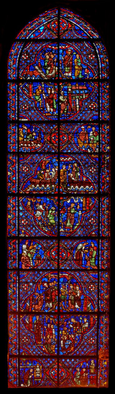 Okno svatého Mikuláše (w29a) od French School