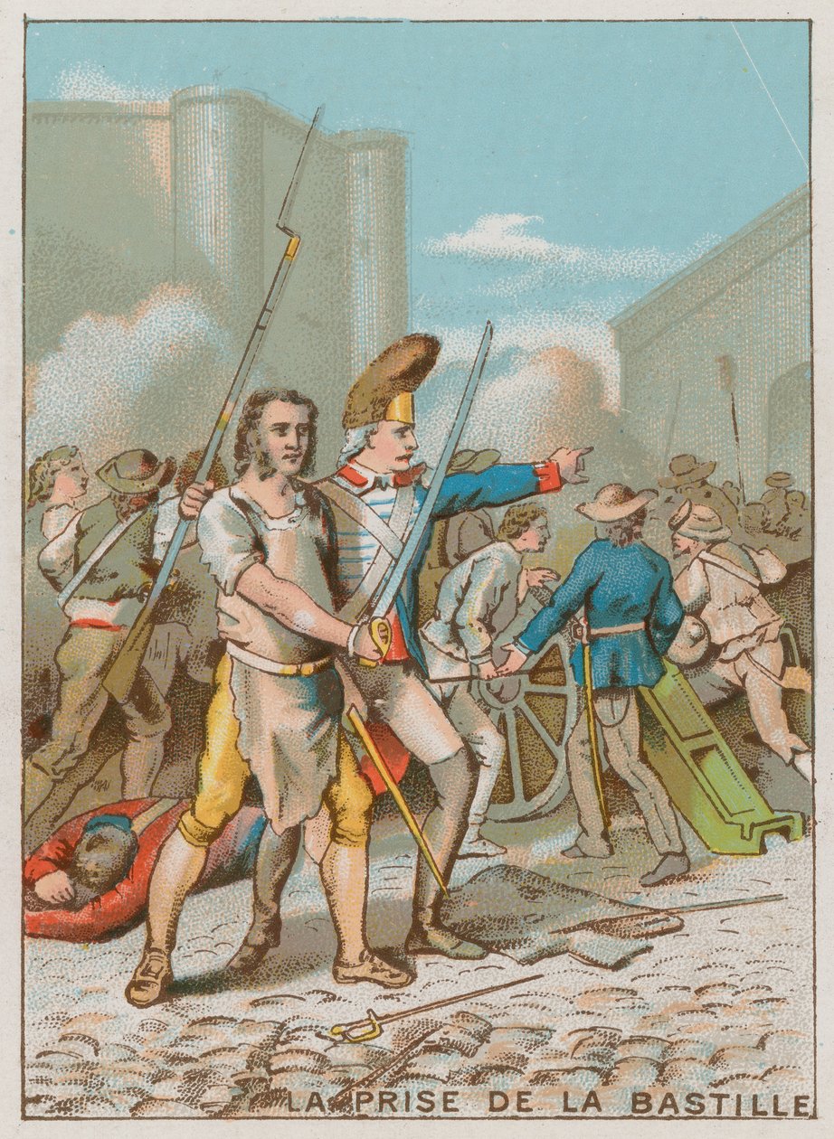Šturmování Bastily (chromolit) od French School