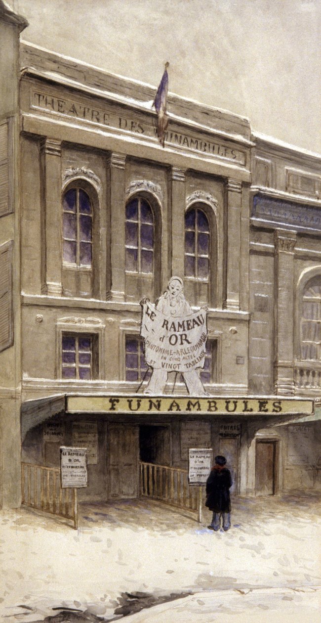 Divadlo des Funambules, Paříž, počátek 20. století (malba) od French School