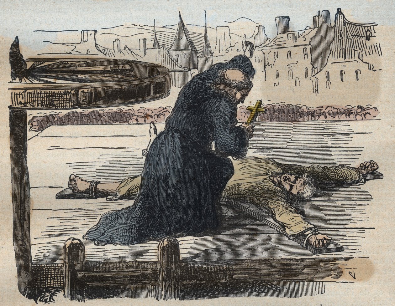 Mučení Jeana Calase, ilustrace z Famous Causes of All Peoples ..., od Armanda Fouquiera, 1858-67 od French School
