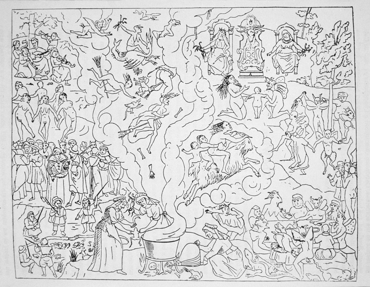 The Witches Sabbath, kopie ilustrace z Tableau de l