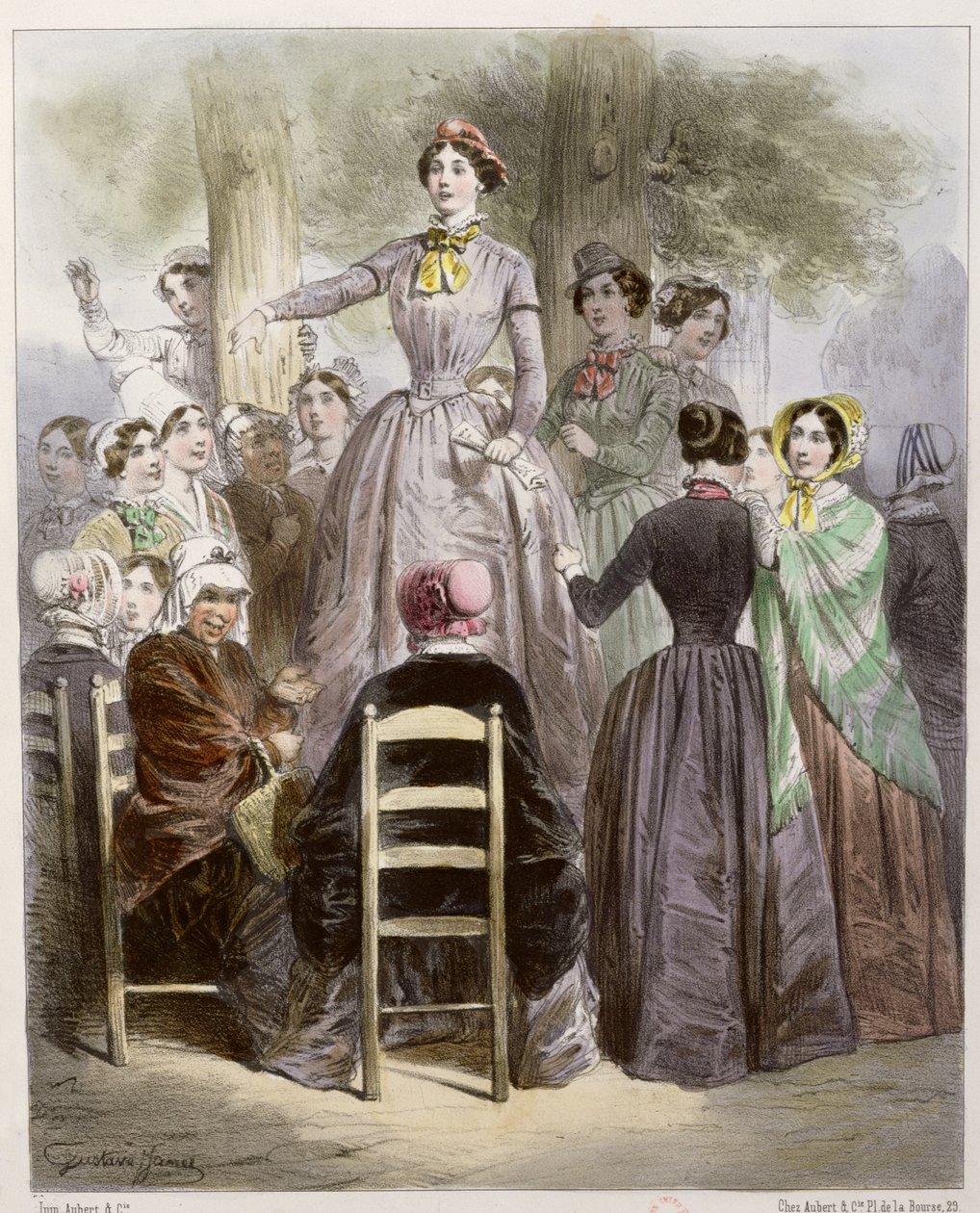 Vláda žen během revoluce v roce 1848 od French School