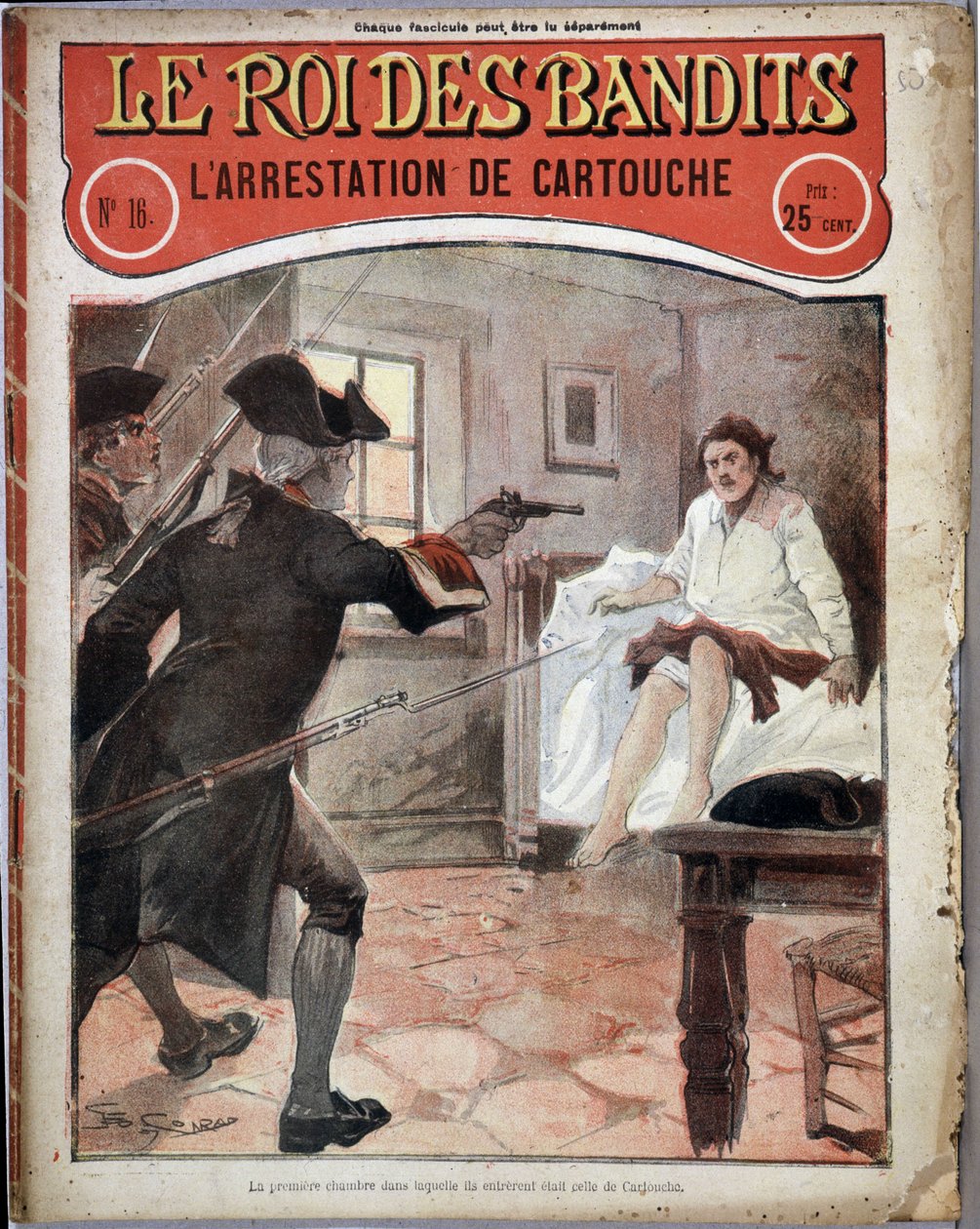 Zatčení Cartridge - v „Král banditů“, č. 16 od French School