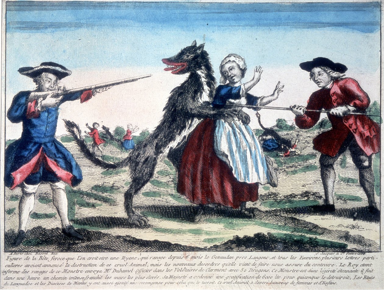 Šelma z Gevaudan zabitá vojáky od French School