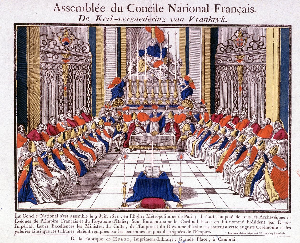 Duchovní Francie a Itálie se 9. června sešli v Paříži na shromáždění Francouzské národní rady od French School