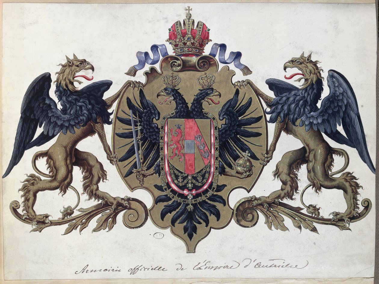 Znak Rakouského císařství před rokem 1867 od French School