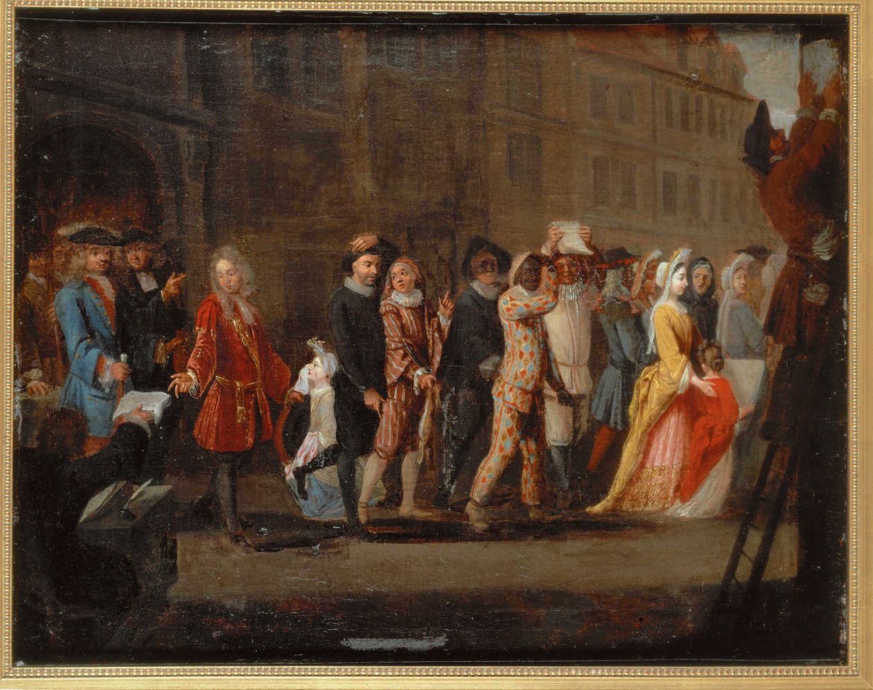 Vyhnání herců po potlačení Commedia dell