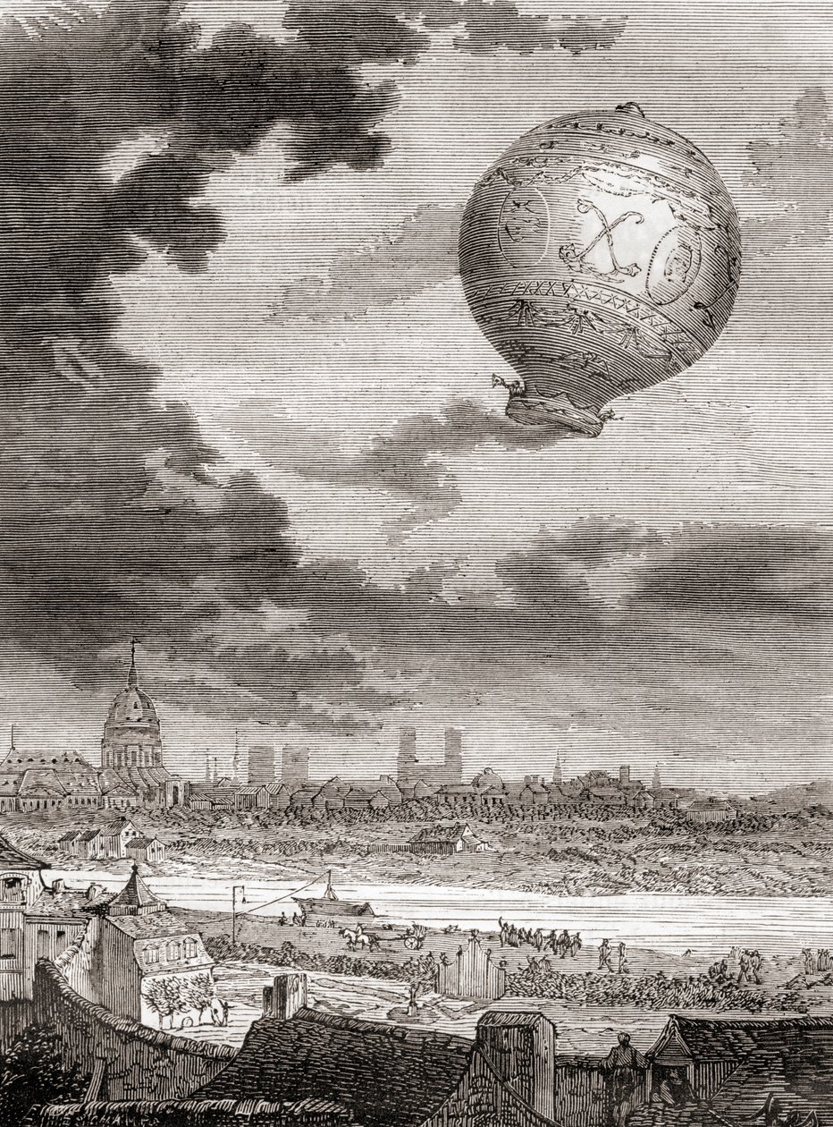 První nepřipoutaný let balónem, Jean-François Pilâtre de Rozier a markýz d
