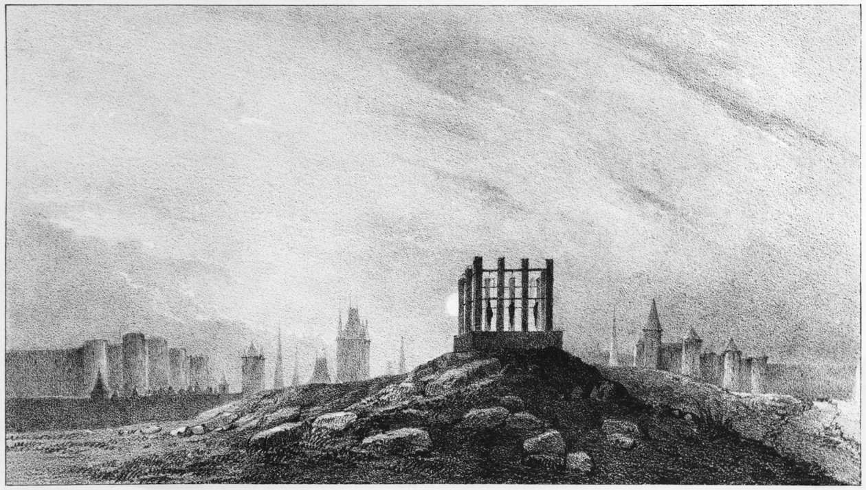 Gibbet z Montfauconu od French School