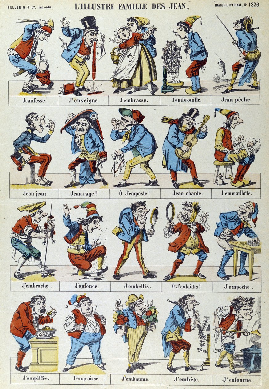 Slavný rod Johnů - obraz Epinal, Pellerin od French School