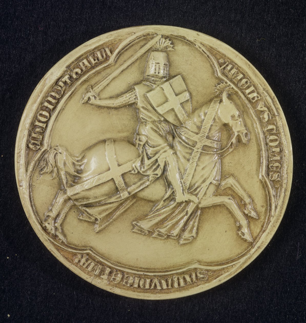 Pečeť Amadea V. (asi 1252-1323) hrabě ze Savoye, 1303 (vosk) od French School