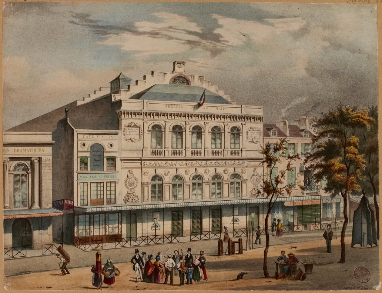 Theatre de la Gaite, Paříž od French School