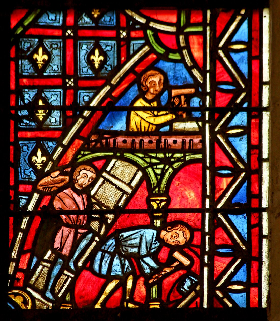 Theophilus staví kostel od French School