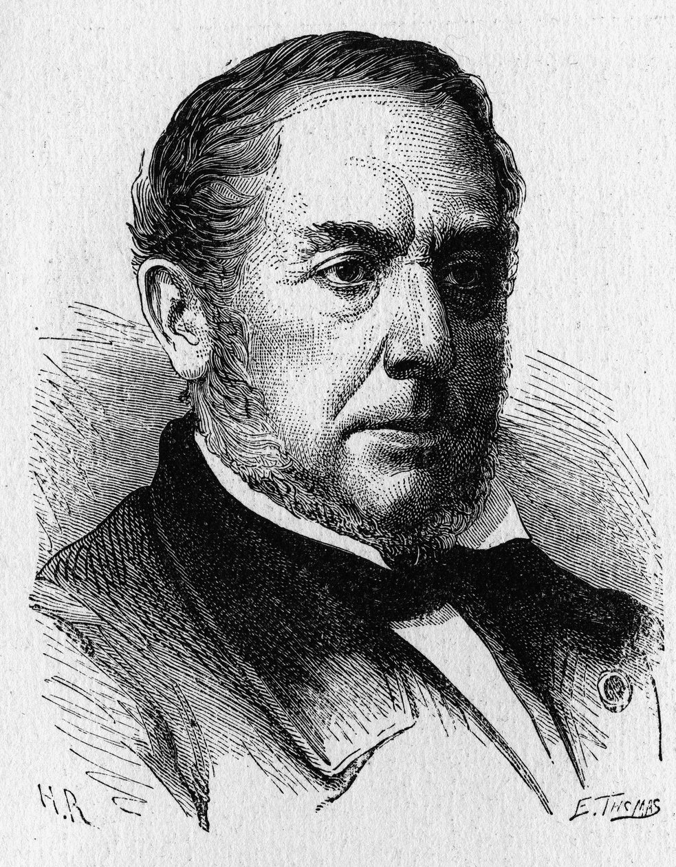 Théophile Jules PELOUZE (1807 - 1867), francouzský chemik - v „Album de la Science; věhlasní vědci; Velké objevy “”” 1896. od French School