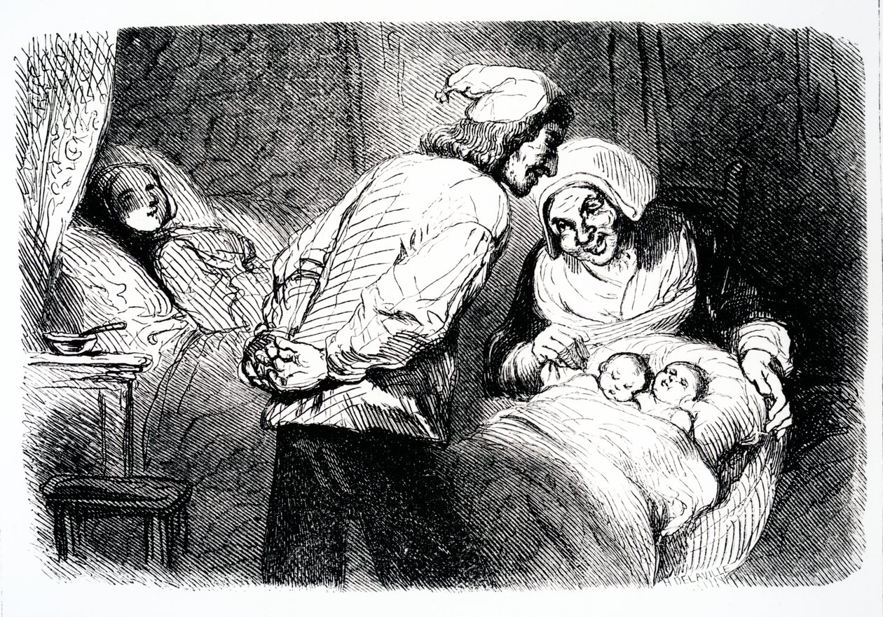 Titulní strana Little Fadette od George Sandse, 1852 od French School