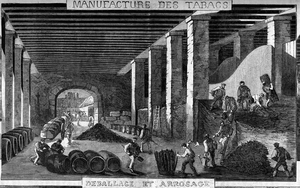 Tobacco Manufacture, Paříž od French School