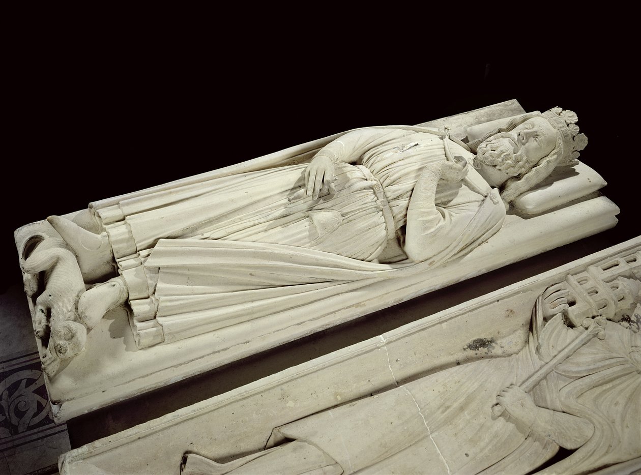 Tomb of Clovis I (465-511) od French School