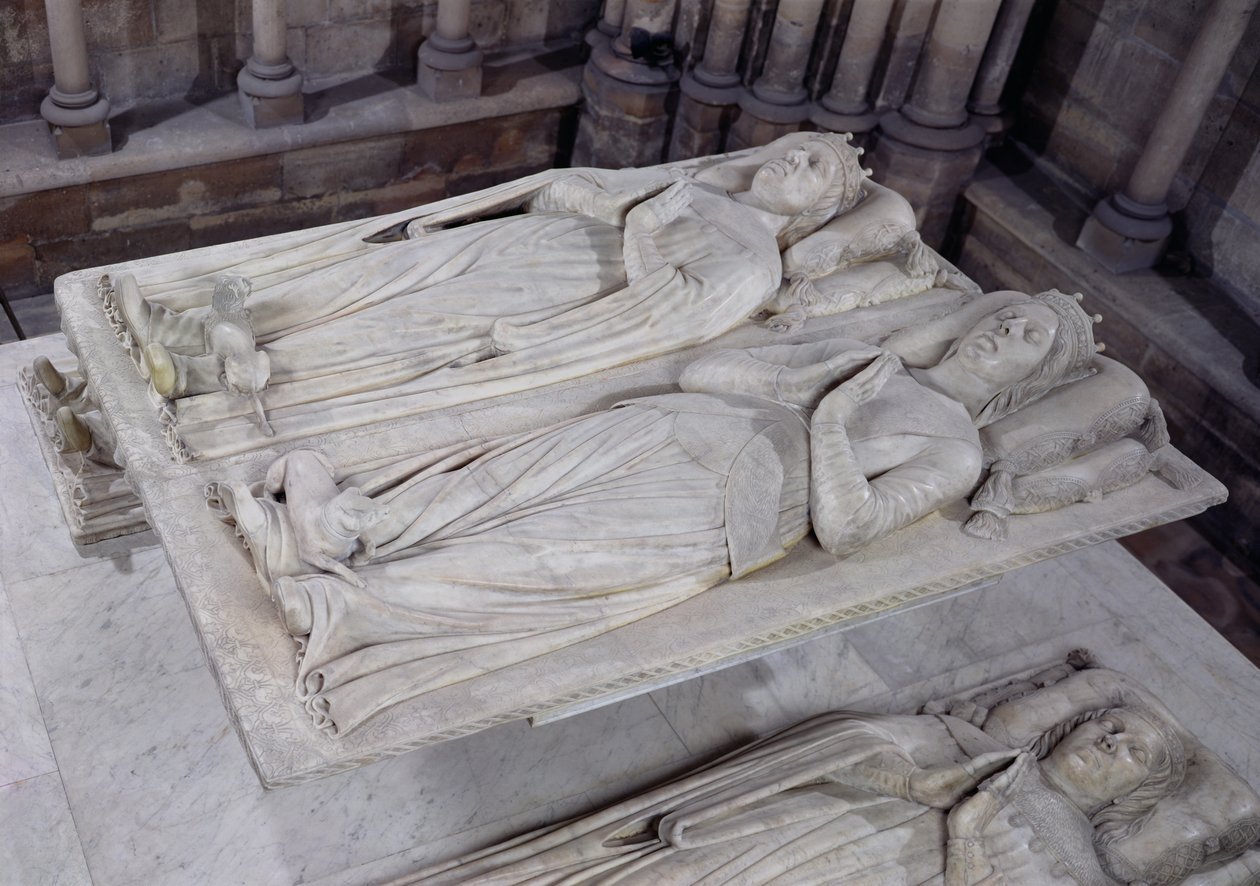 Hrobka Louise de France († 1407) vévoda z Orleans a jeho manželka Valentin Visconti († 1408) princezna z Milána, 1502-15 od French School