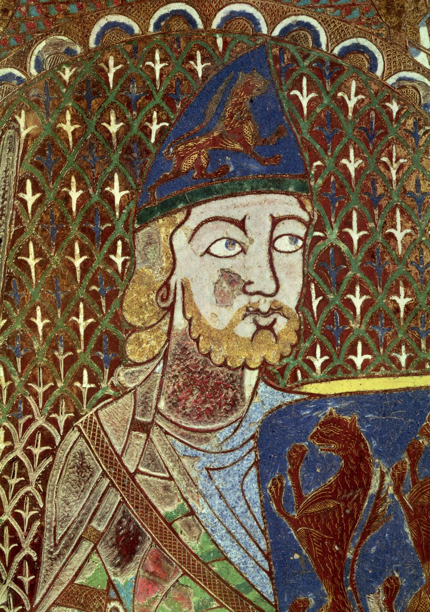 Náhrobní deska Geoffreye Plantageneta od French School
