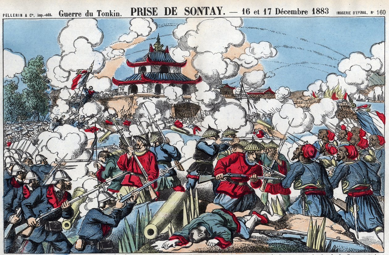 Tonkin War: Capture of Sontay, 16. a 17. prosince od French School