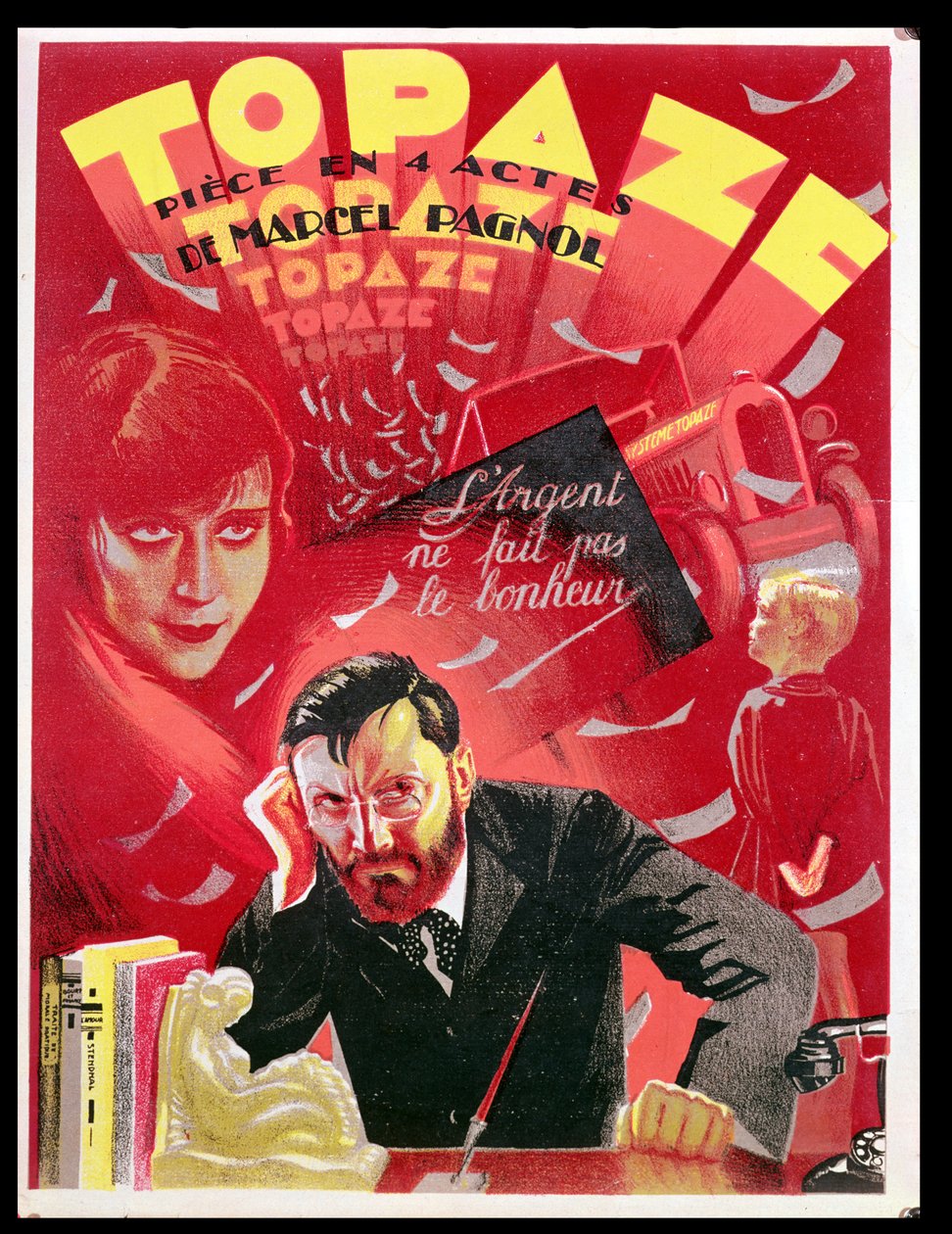 "Topaze" cca 1935-39 (plakát) od French School