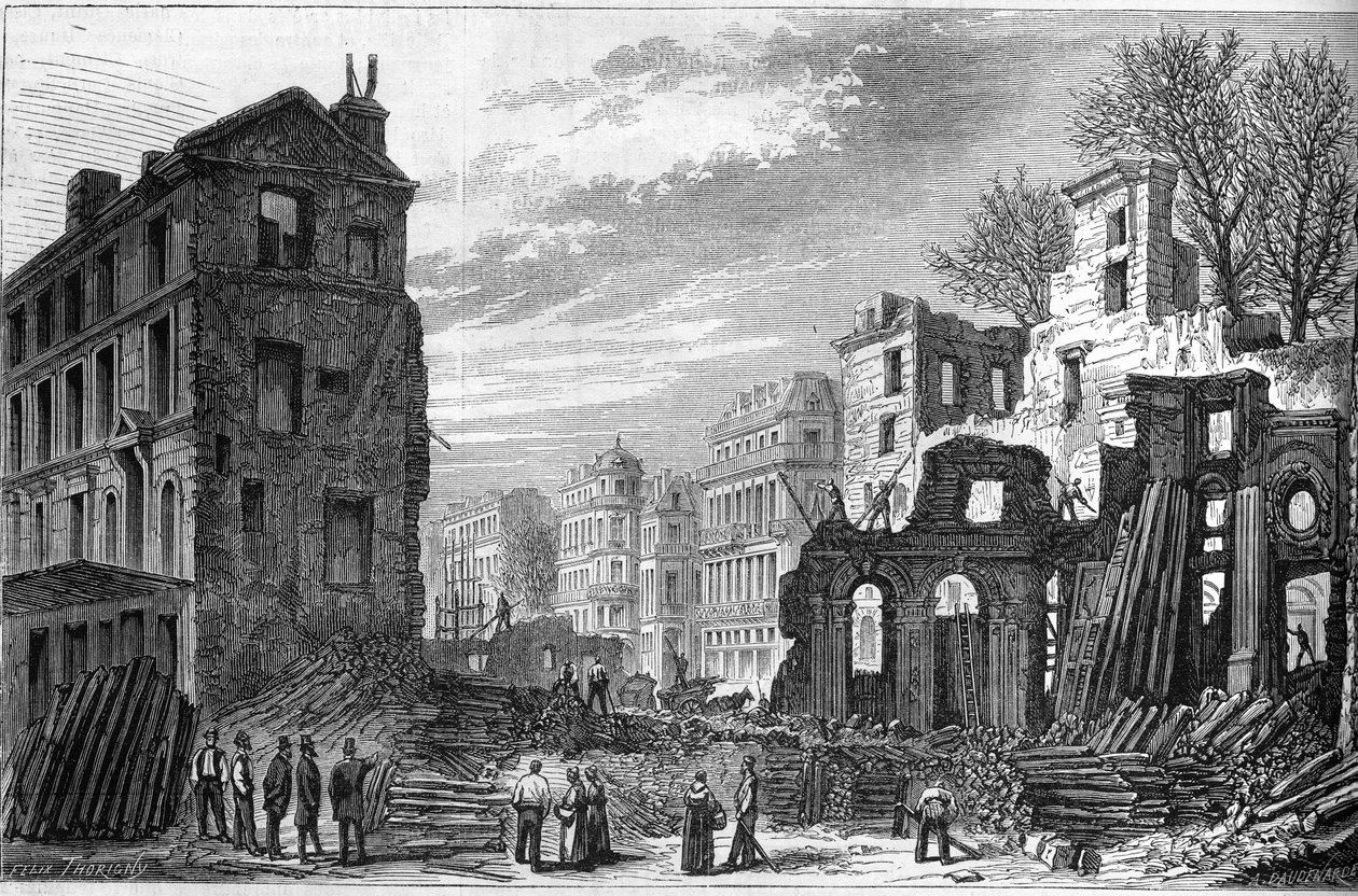 Proměny Paříže za druhé říše, Haussmann Paris: proražení bulváru Saint Germain (Saint-Germain) od French School