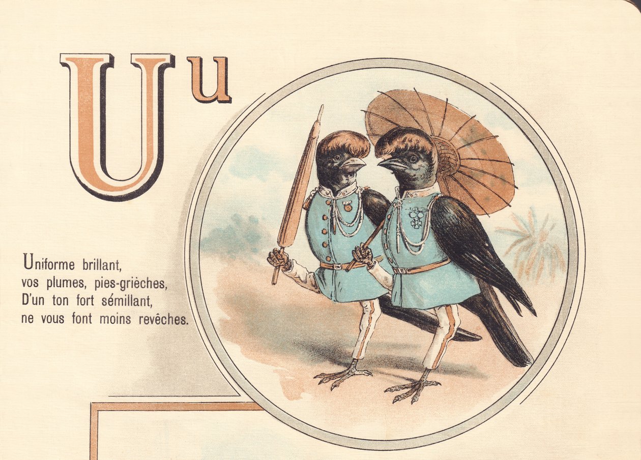 U: Briant uniformu, vaše peří, koláče-grieches, V silném tónu setí, nedělají vás méně pokryté od French School