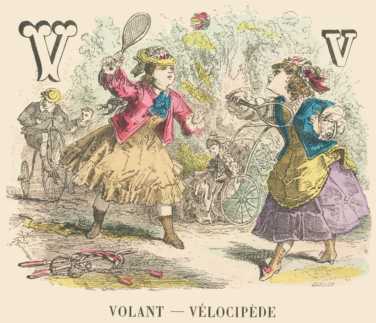 V: Volant — Velociped od French School