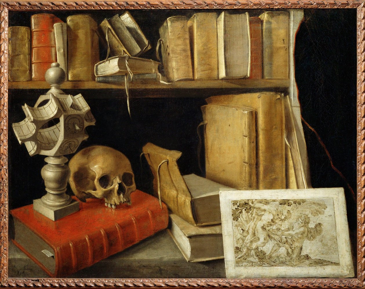 Vanitas au cadran solaire - Vanitas se slunečními hodinami ... od French School