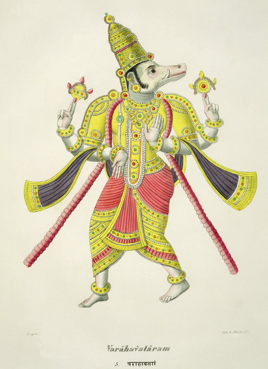 Varaha, vyryl de Marlet od French School