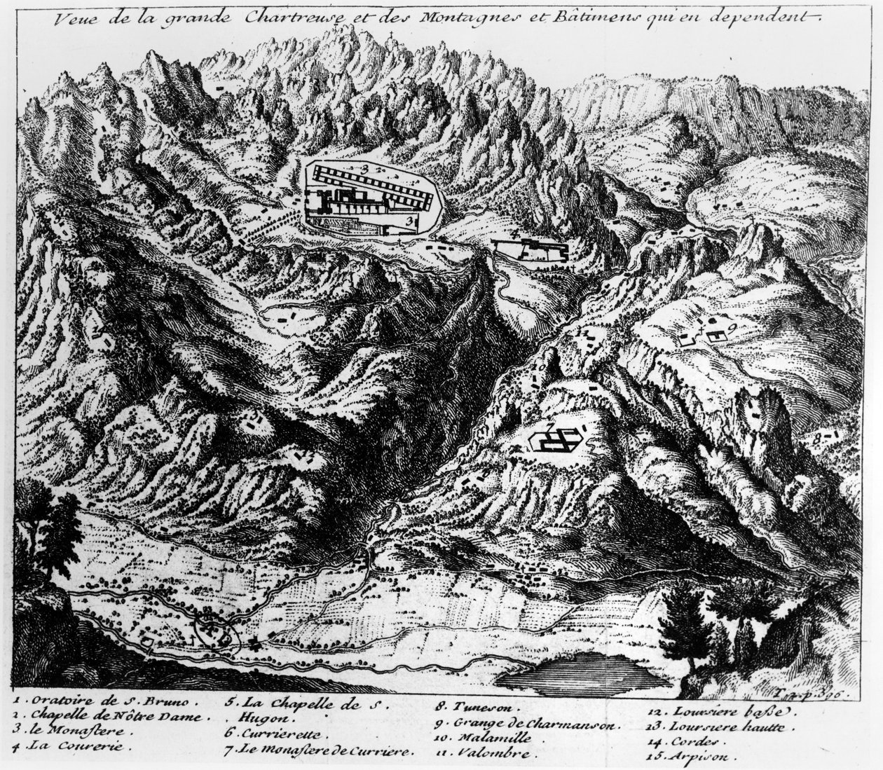 Pohled na La Grande Chartreuse od French School