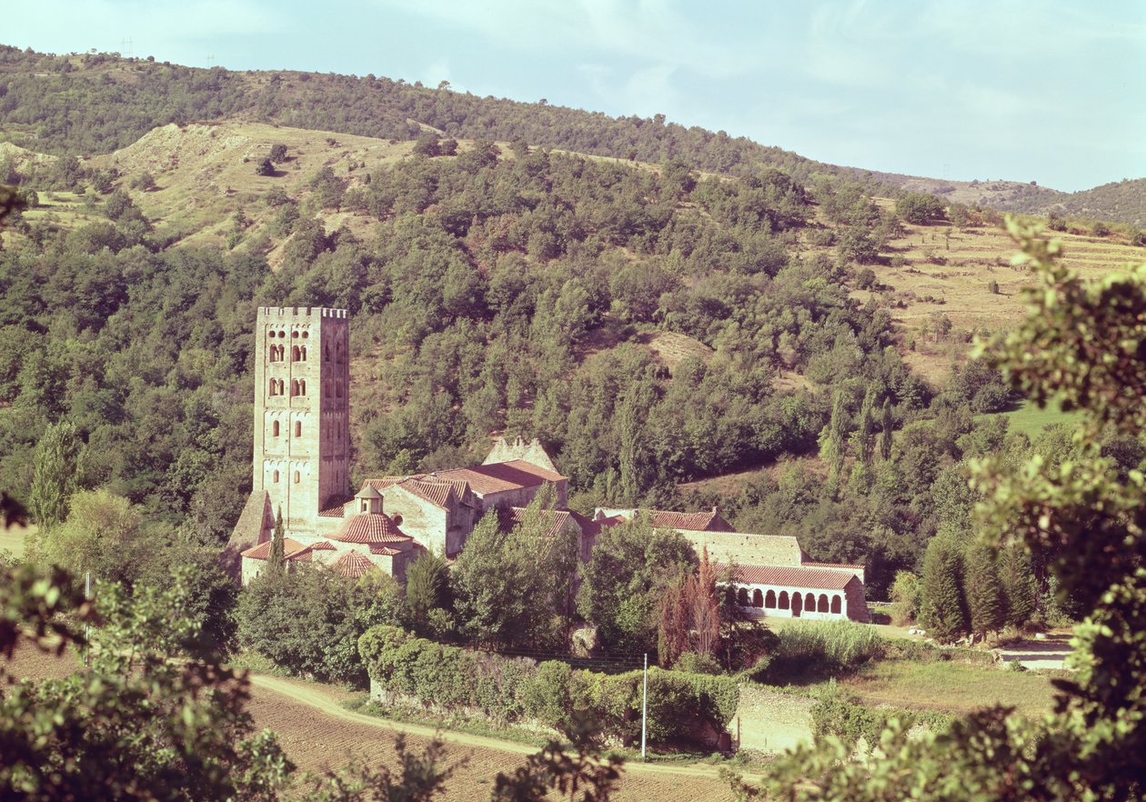 Pohled na opatství a věž kostela od French School