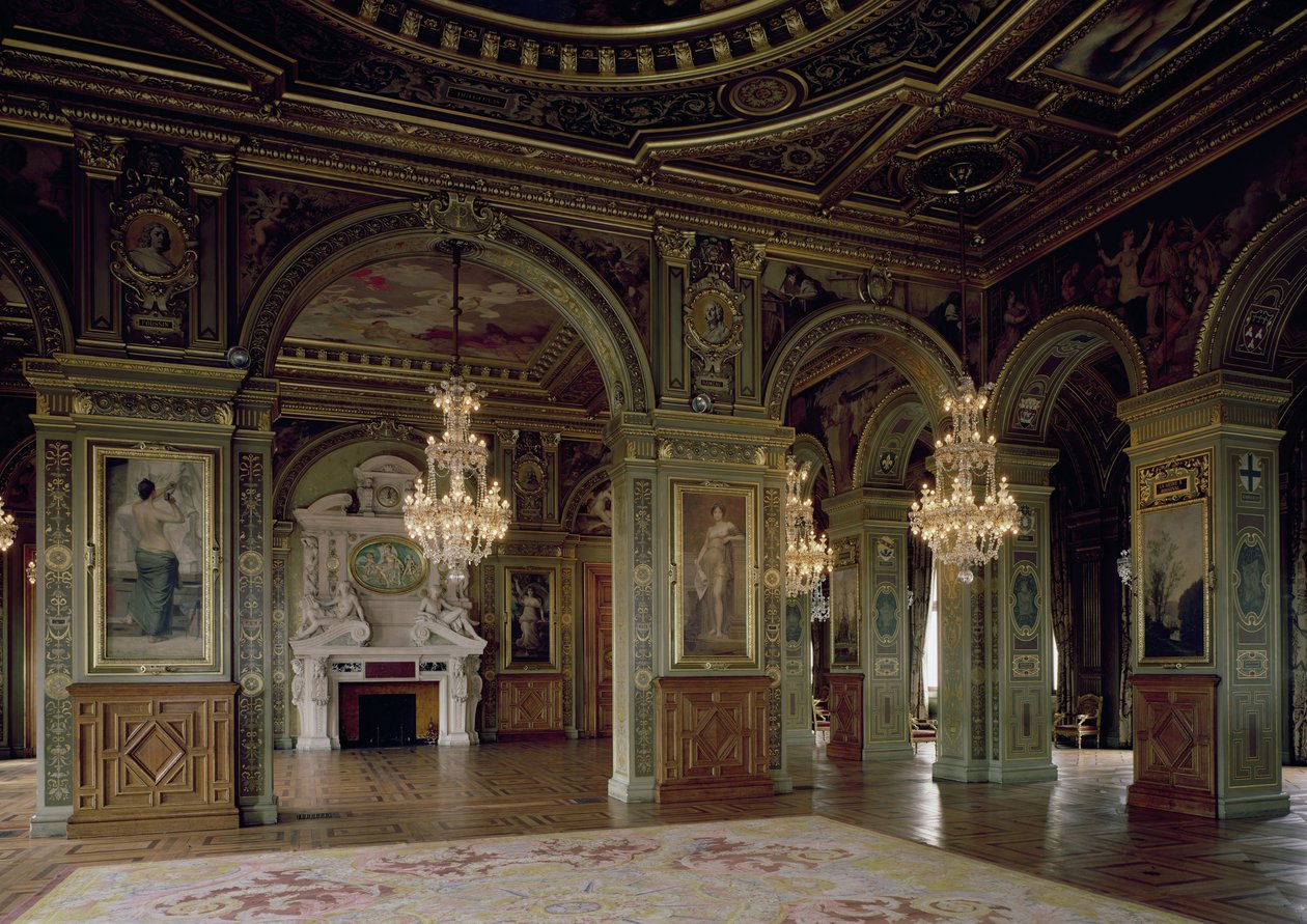 Pohled na Salle des Arts, po roce 1871 od French School