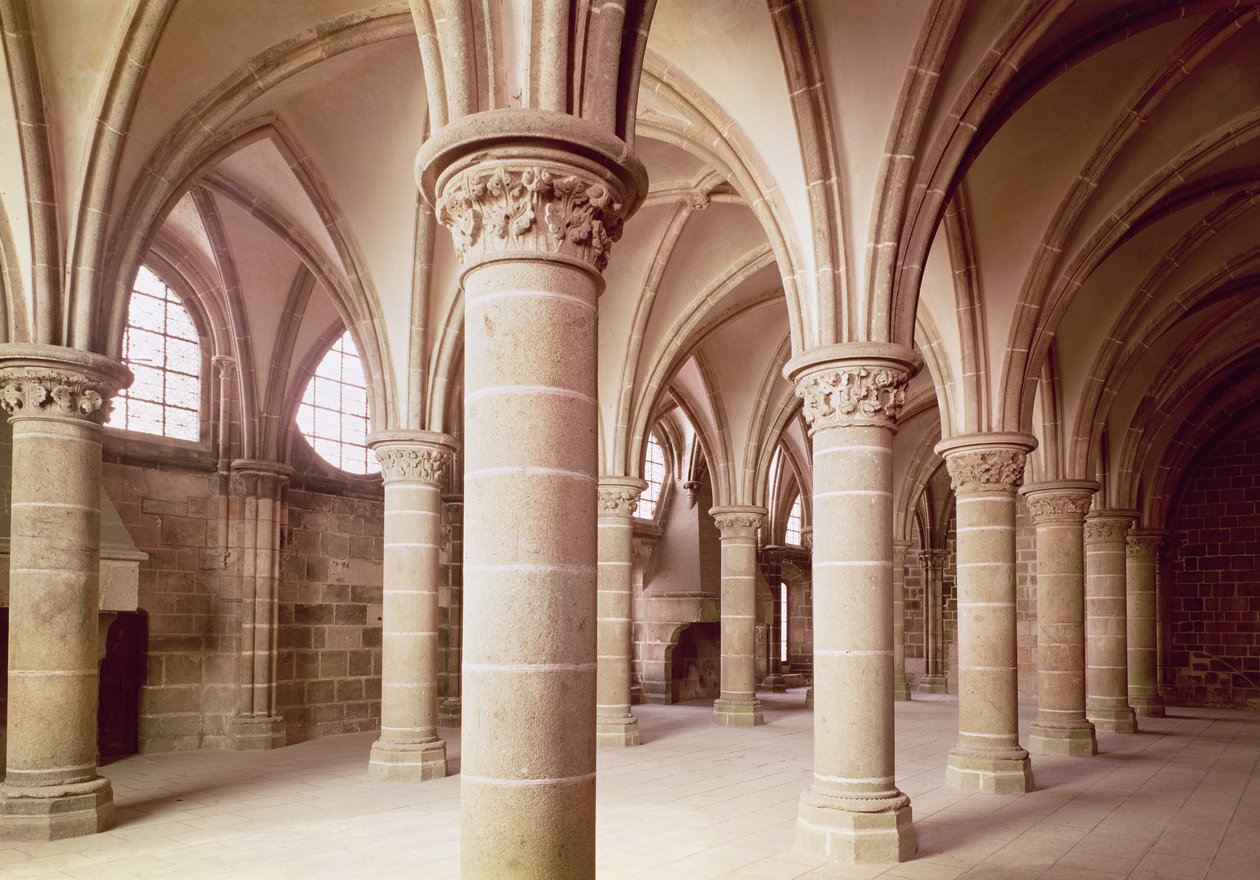 Pohled na Salle des Chevaliers, dříve skriptorium od French School