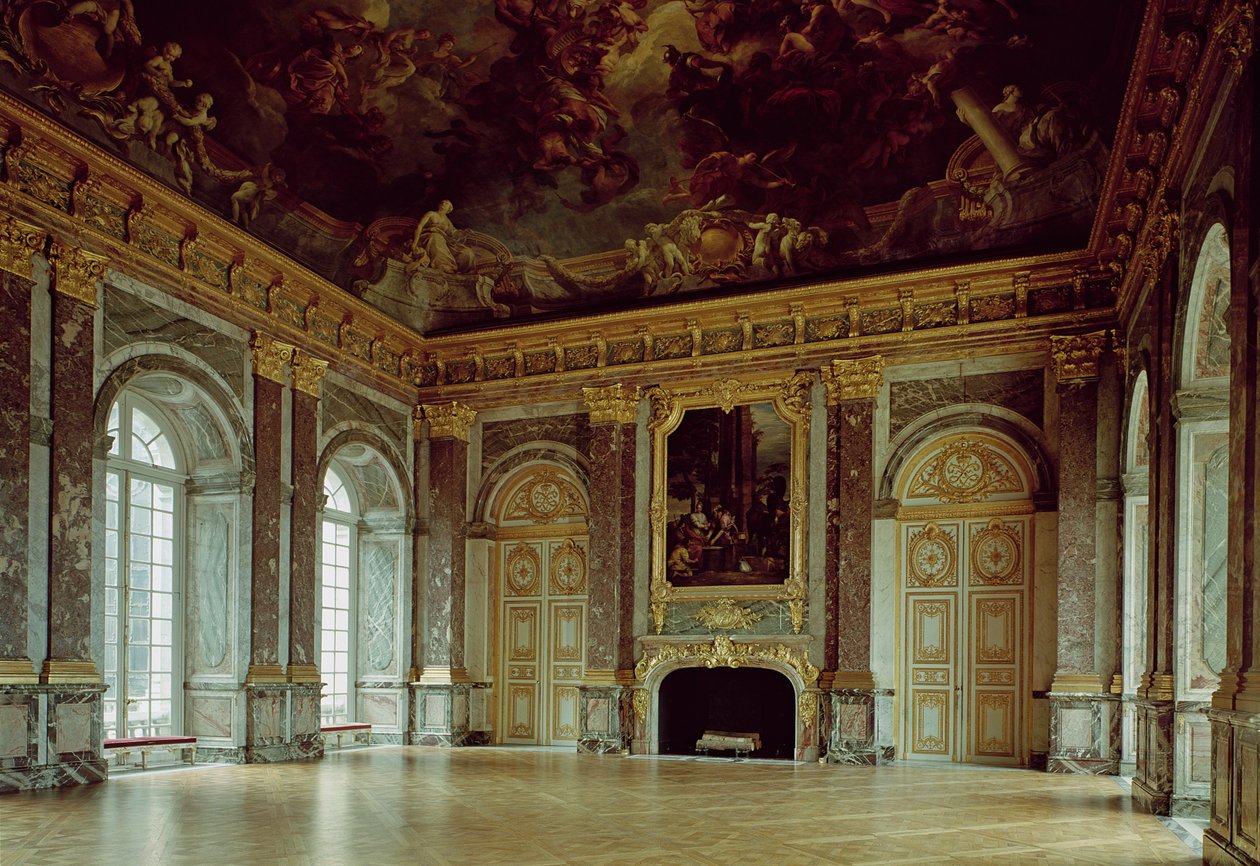 Pohled na Salon dHercule, slavnostně otevřen v roce 1739 od French School