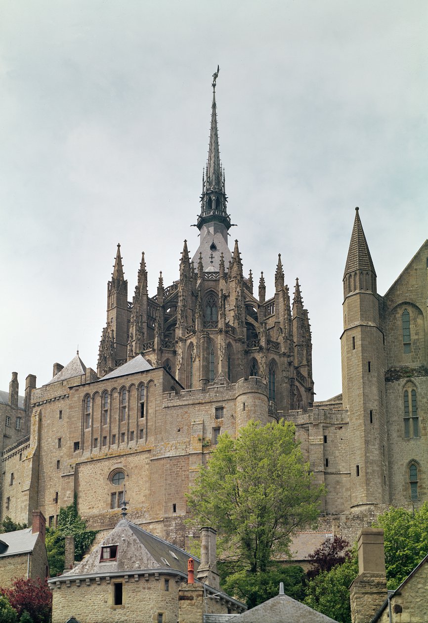 Pohled na chevet opatství, 1450-1521 od French School