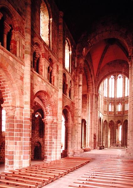 Pohled na loď z chóru, 1020-1135 (viz také 229541) od French School