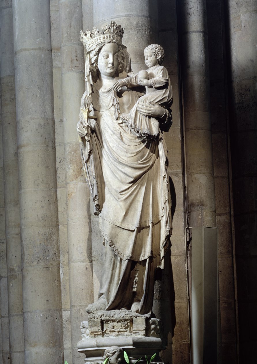 Panna s dítětem, známá jako Notre-Dame de Paris od French School