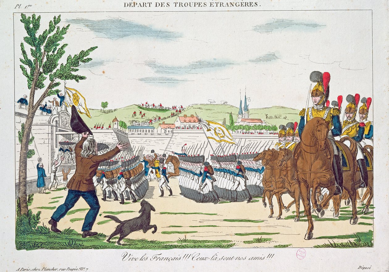 Ať žijí Francouzi!, Odchod zahraničních vojsk, 1818 od French School