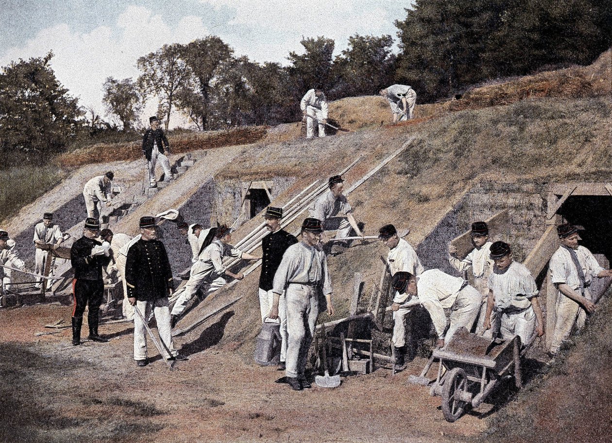 War de mines (obrana) - v ""Album Military"" - Genie od French School