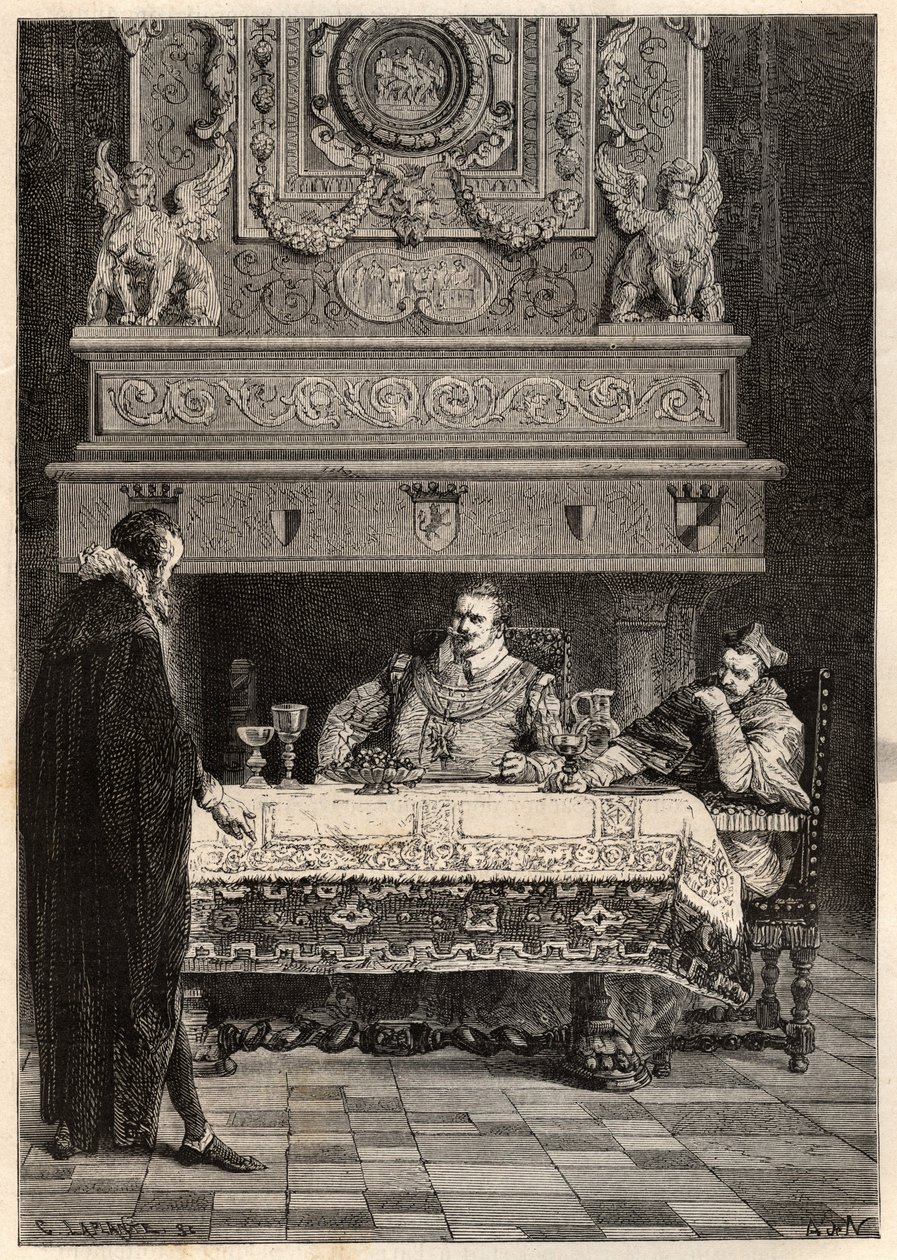 Náboženská válka za vlády Jindřicha IV. - právník Jean Lemaitre, Charles de Normandy (1554-1610) vévoda z Mayenne a arcibiskup z Lyonu (Pierre de Saint Priest d