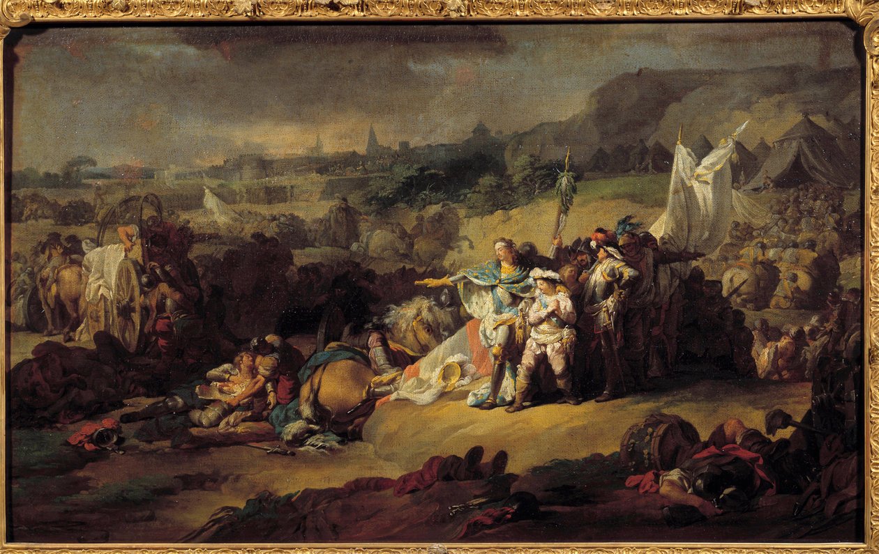 Válka o dědictví Rakouska (1740-1748): „“ Bitva u Fontenoy od French School