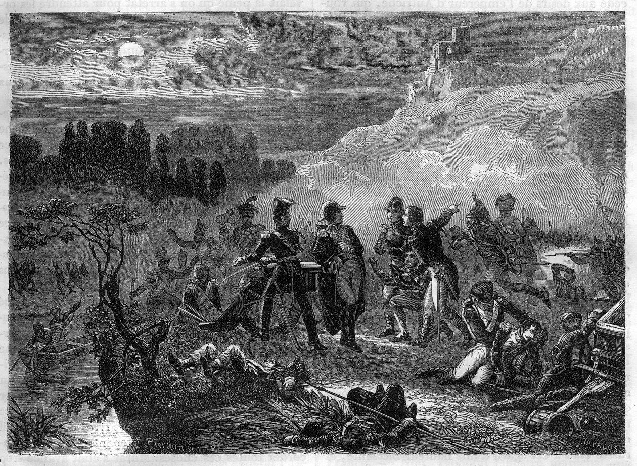 Válka třetí koalice 1805, bitva u Durnsteinu od French School