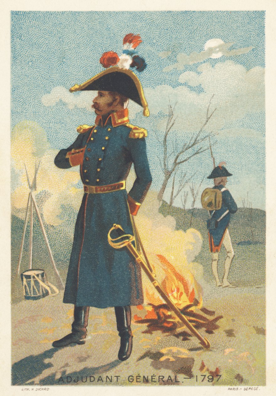 Warrant General v roce 1797 od French School